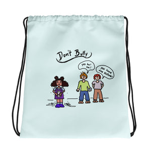 Cyber bullying Drawstring bag