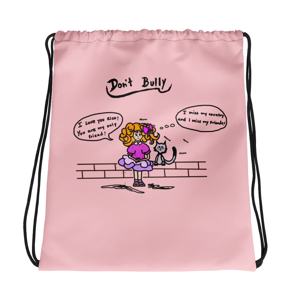 Friendly Cat Drawstring bag