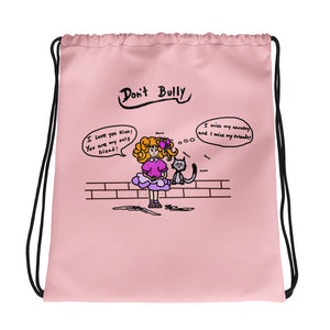 Friendly Cat Drawstring bag