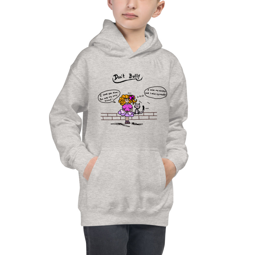 Friendly Cat Kids Hoodie