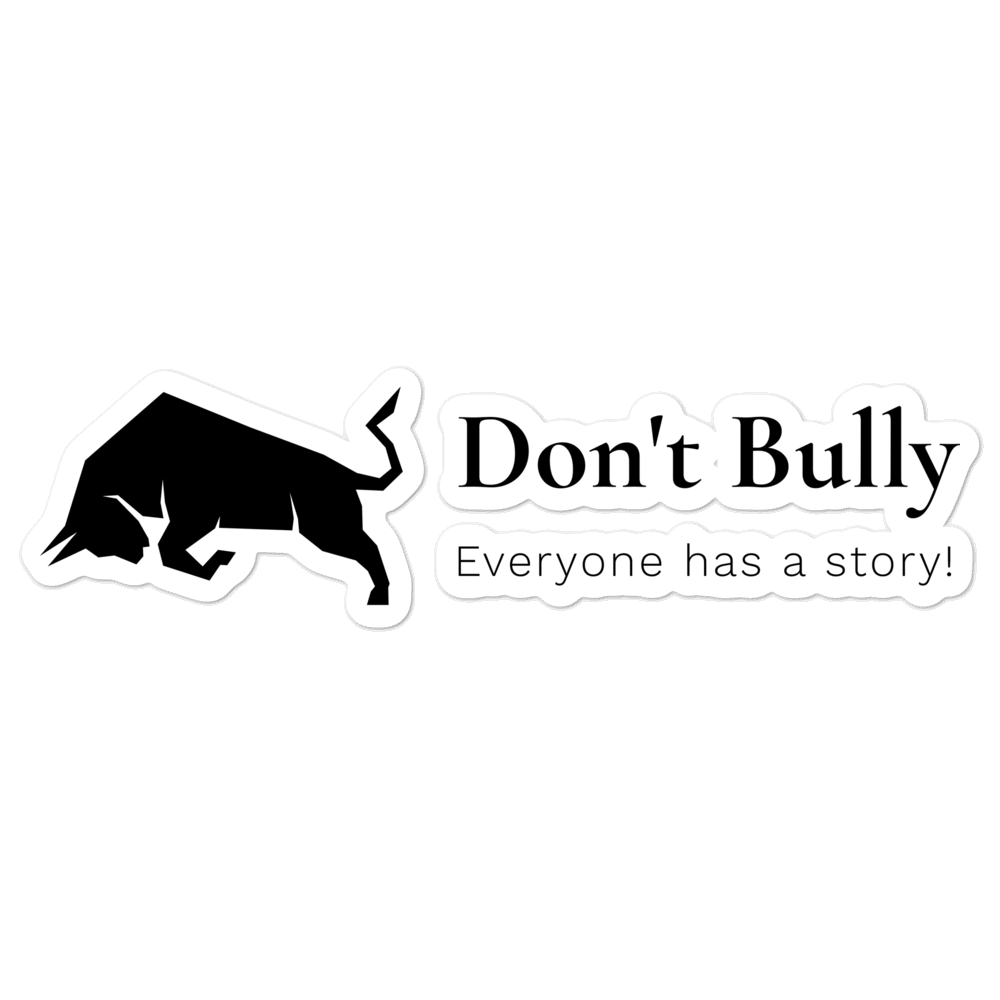 Don't Bully Bubble stickers