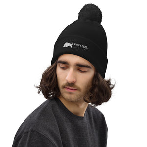 Don't Bully Logo Pom pom beanie