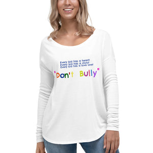 Vibrant message Ladies' Long Sleeve Tee