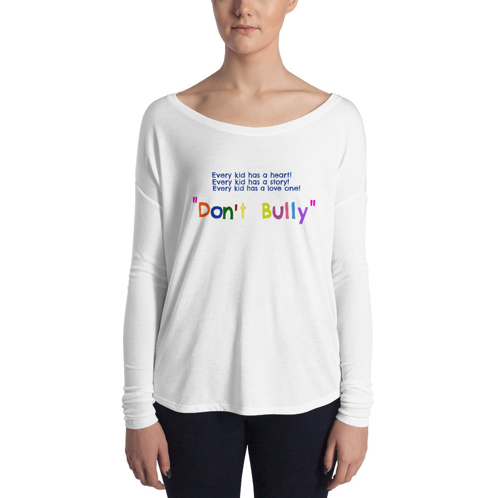 Vibrant message Ladies' Long Sleeve Tee