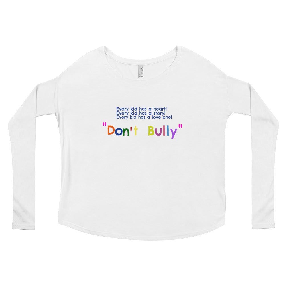 Vibrant message Ladies' Long Sleeve Tee