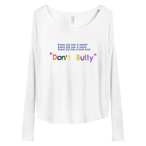 Vibrant message Ladies' Long Sleeve Tee